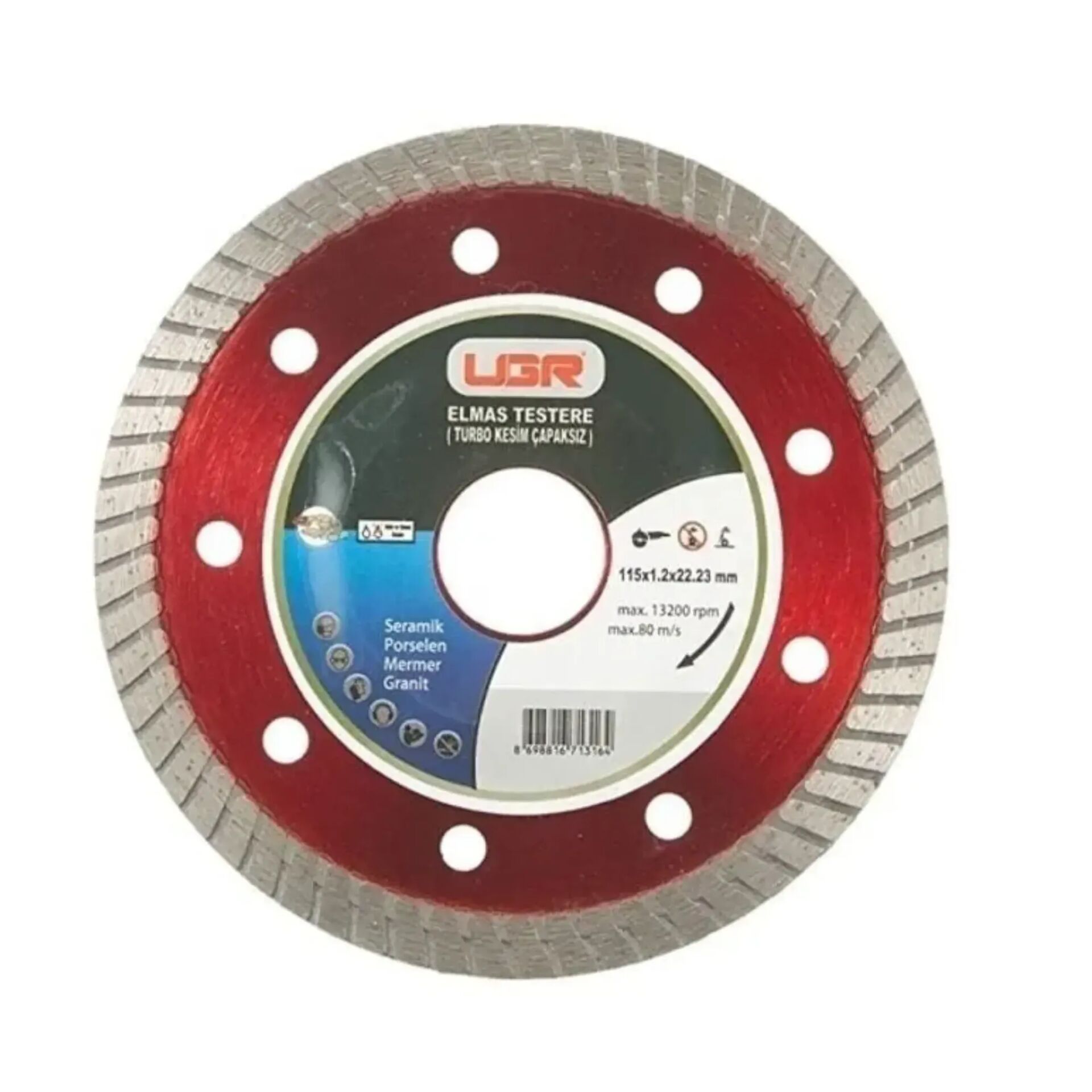 UGR İNCE HASSAS KESME 115x1.2x22.23