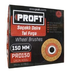 PROFT SAÇAKLI DAİRE TEL FIRÇA (PRD150) 150 MM