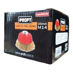 PROFT SAÇAKLI ÇANAK FIRÇA (PRS100) 100 MM