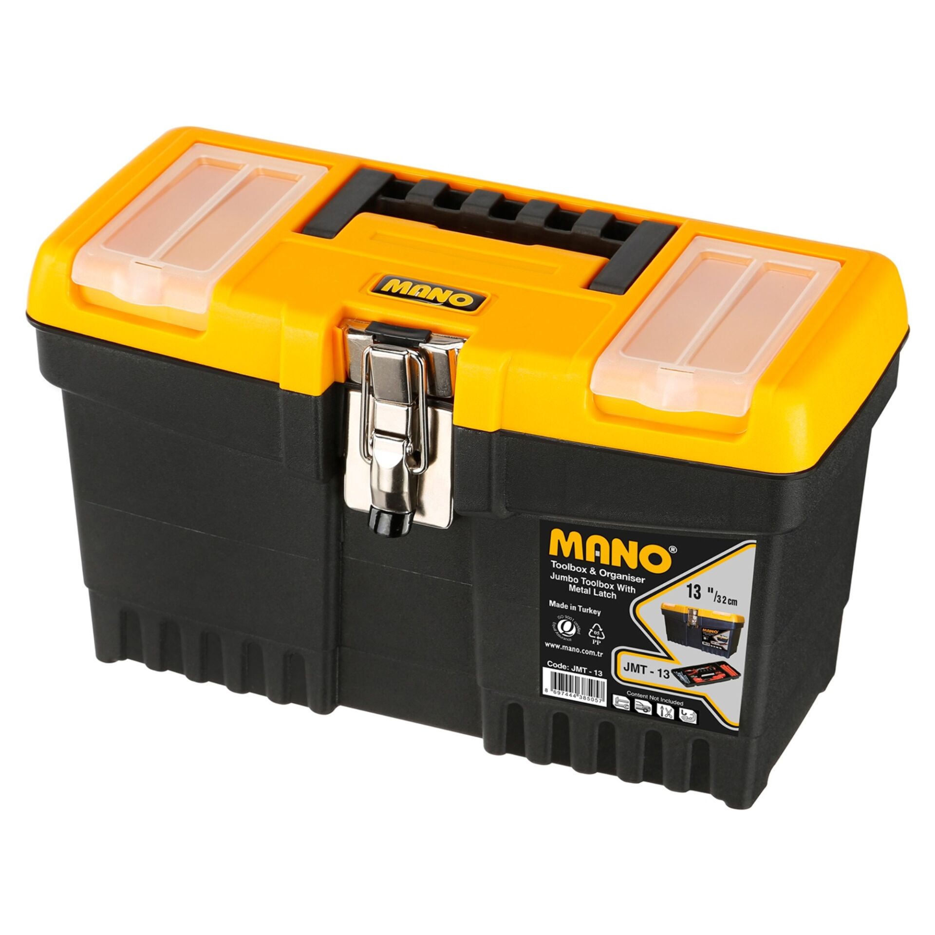 MANO JUMBO METAL KİLİTLİ TAKIM ÇANTASI 13'' (JMT13)