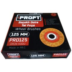 PROFT SAÇAKLI DAİRE TEL FIRÇA (PRD125) 125 MM