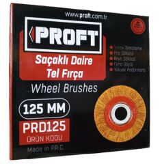 PROFT SAÇAKLI DAİRE TEL FIRÇA (PRD125) 125 MM