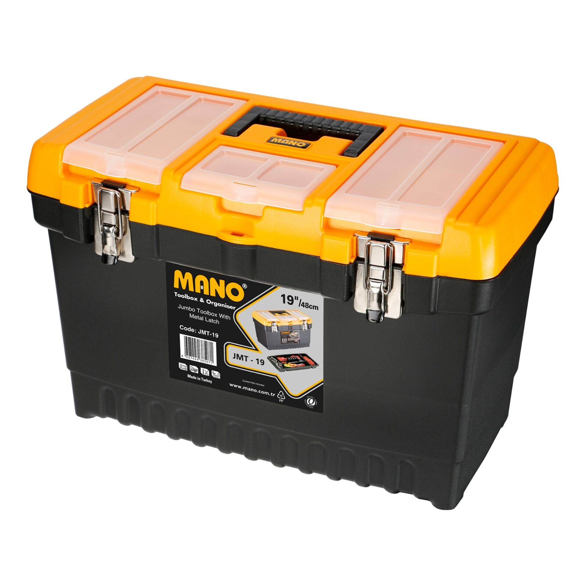 MANO JUMBO METAL KİLİTLİ TAKIM ÇANTASI 19'' (JMT19)