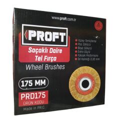 PROFT SAÇAKLI DAİRE TEL FIRÇA (PRD175) 175 MM