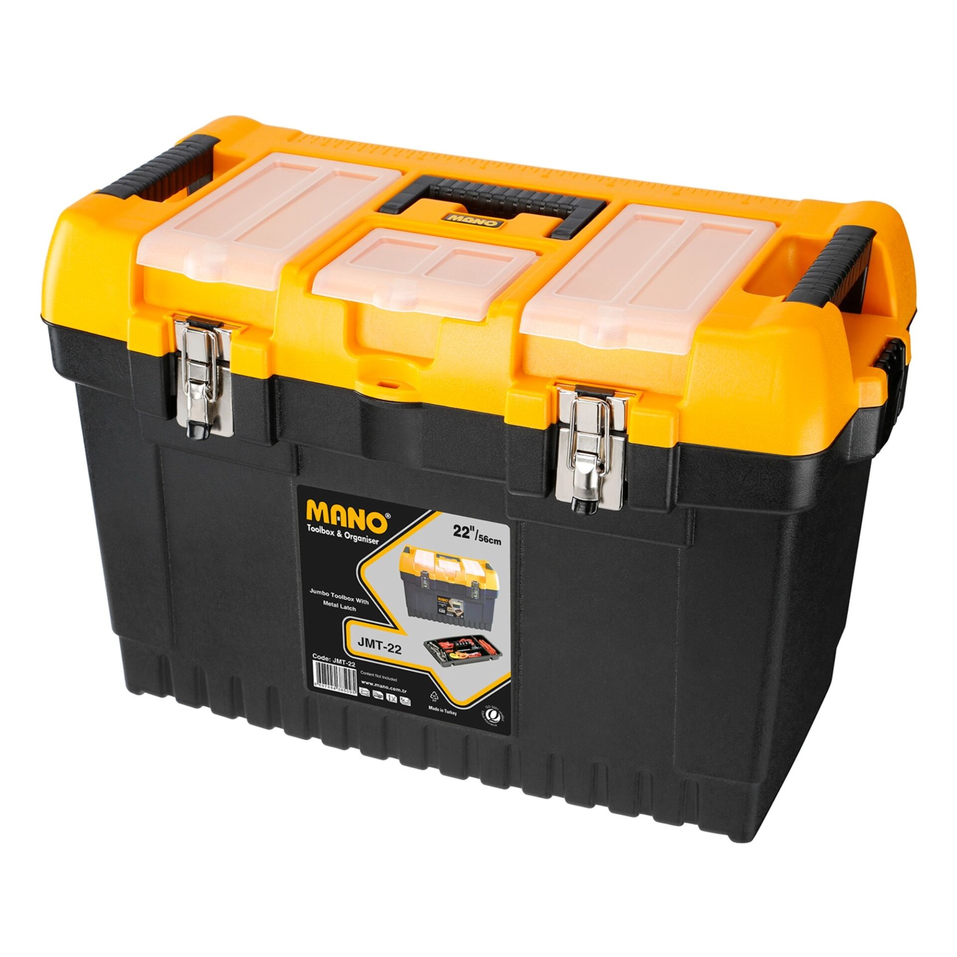 MANO JUMBO METAL KİLİTLİ TAKIM ÇANTASI 22'' (JMT22)