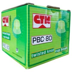 CTM PASLANMAZ BURGULU ÇANAK FIRÇA (PBC-80) 80 MM