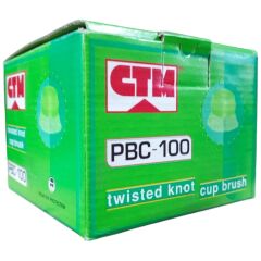 CTM PASLANMAZ BURGULU ÇANAK FIRÇA (PBC-100) 100 MM