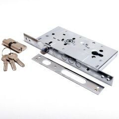 KALE MONOBLOK ÇELİK KAPI KİLİDİ 252R/SN NİKEL