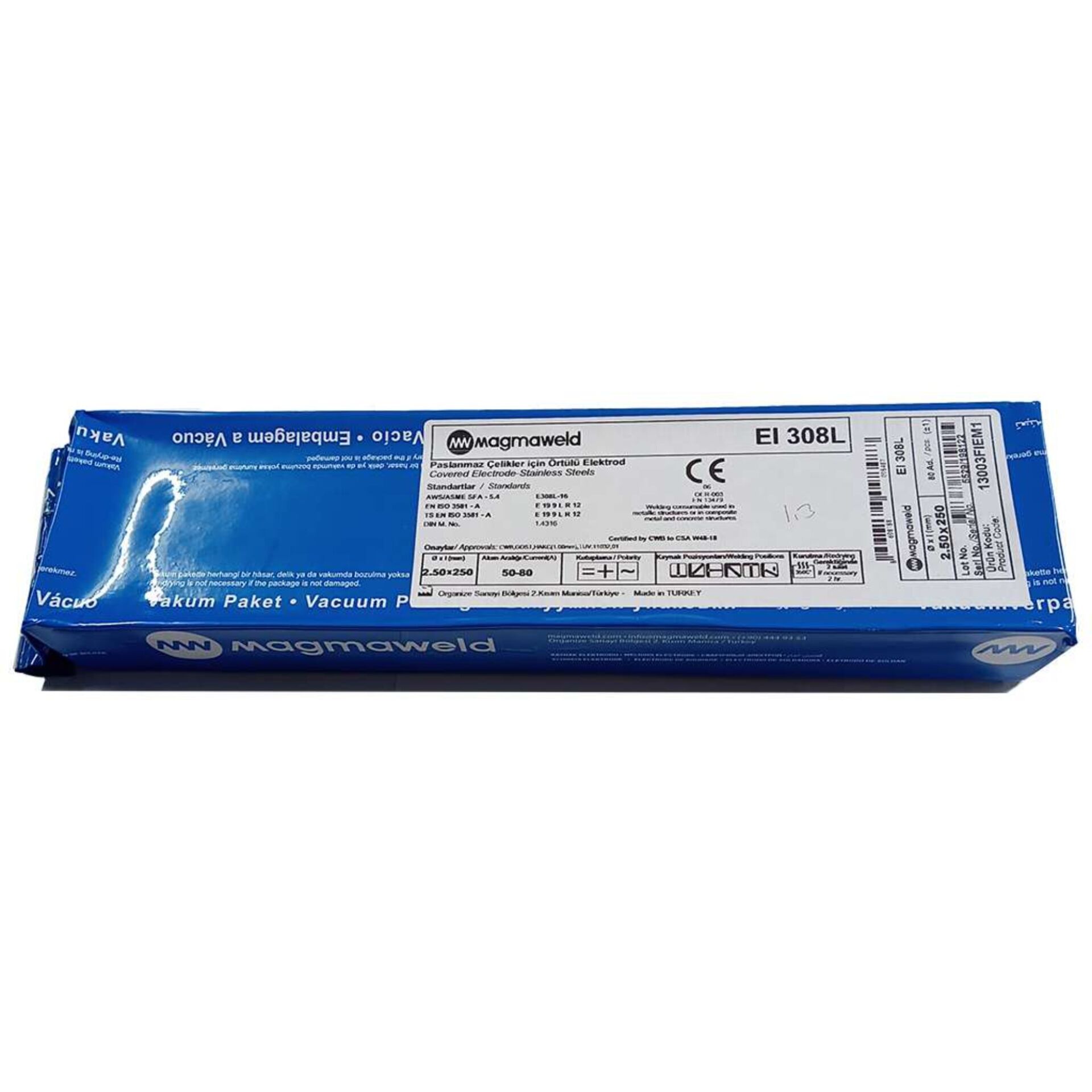 MAGMAWELD ELEKTROD 308L 3.25 (İNOX) (60 ADET)