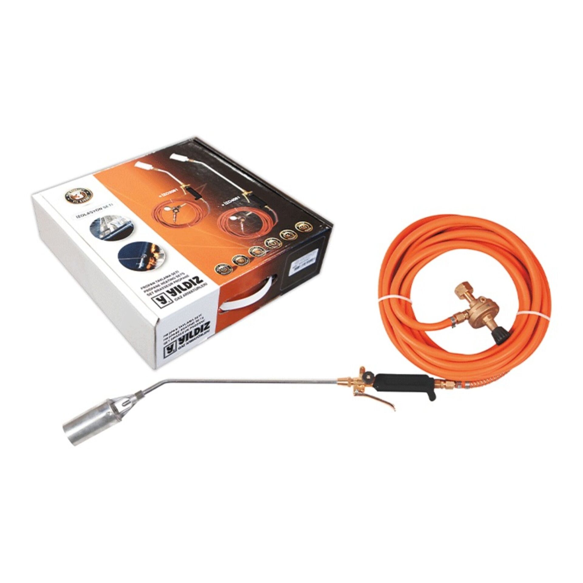 YILDIZGAZ İZO4151SET PROPAN TAVLAMA PÜRMÜZ 40 CM
