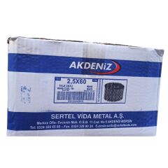 TELE DİZİLİ RİNG ÇİVİ 2.5x60 (9.000 AD)