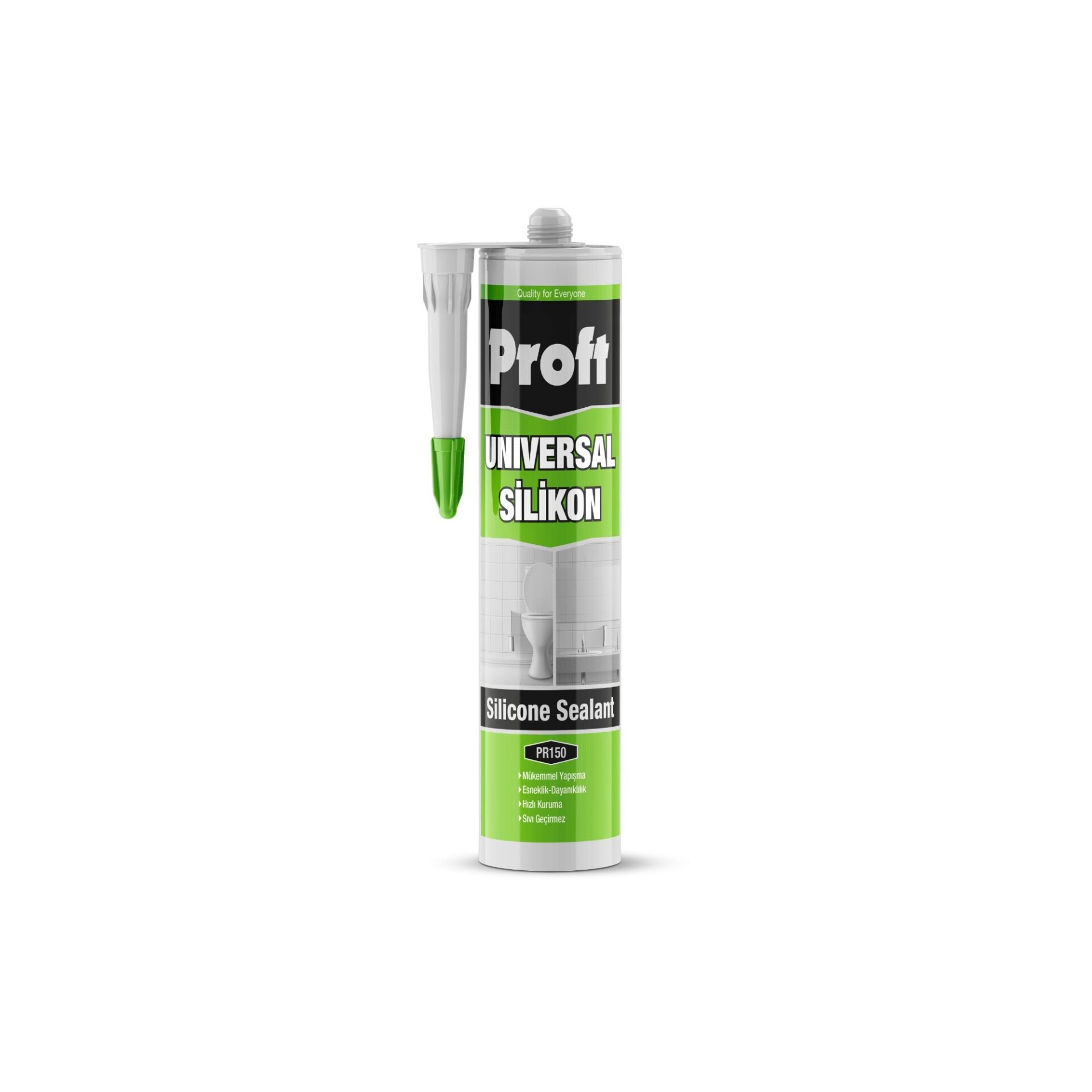 PROFT UNIVERSAL SİLİKON 280 ML SİYAH PR150
