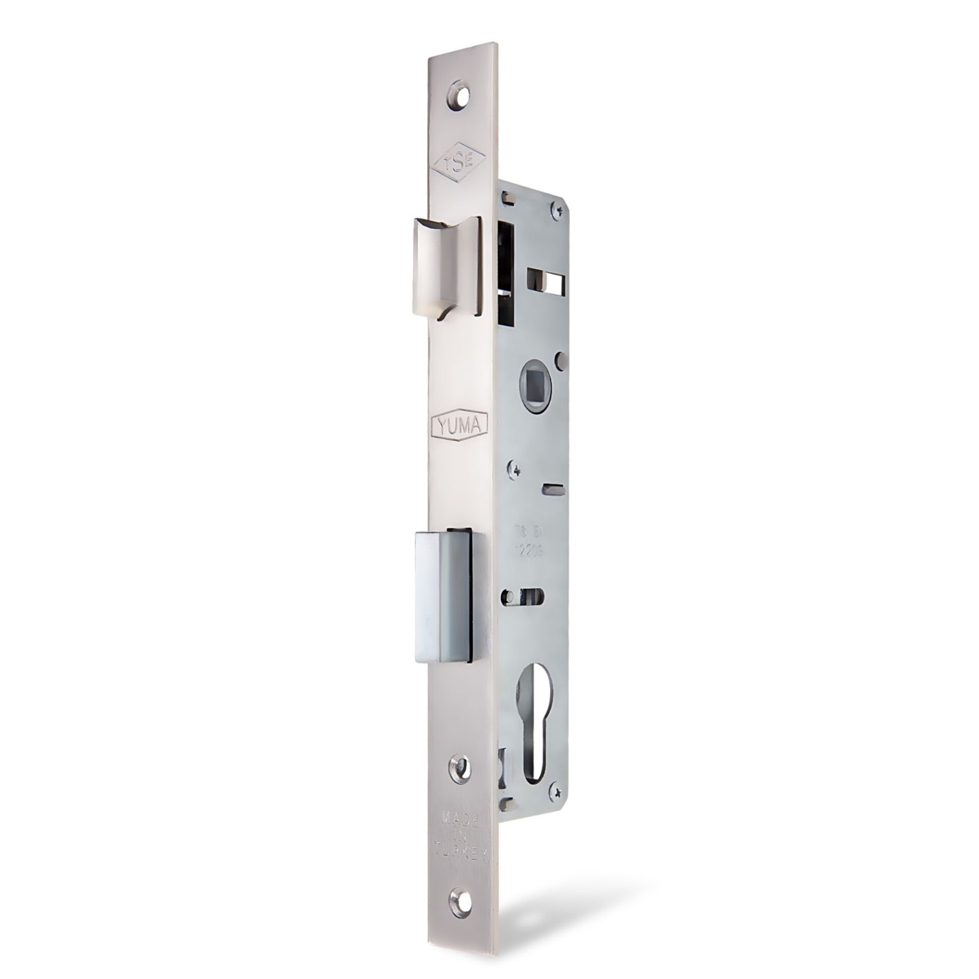 YUMA SİLİNDİRLİ DAİRE KİLİT 35 MM NİKEL YM-635