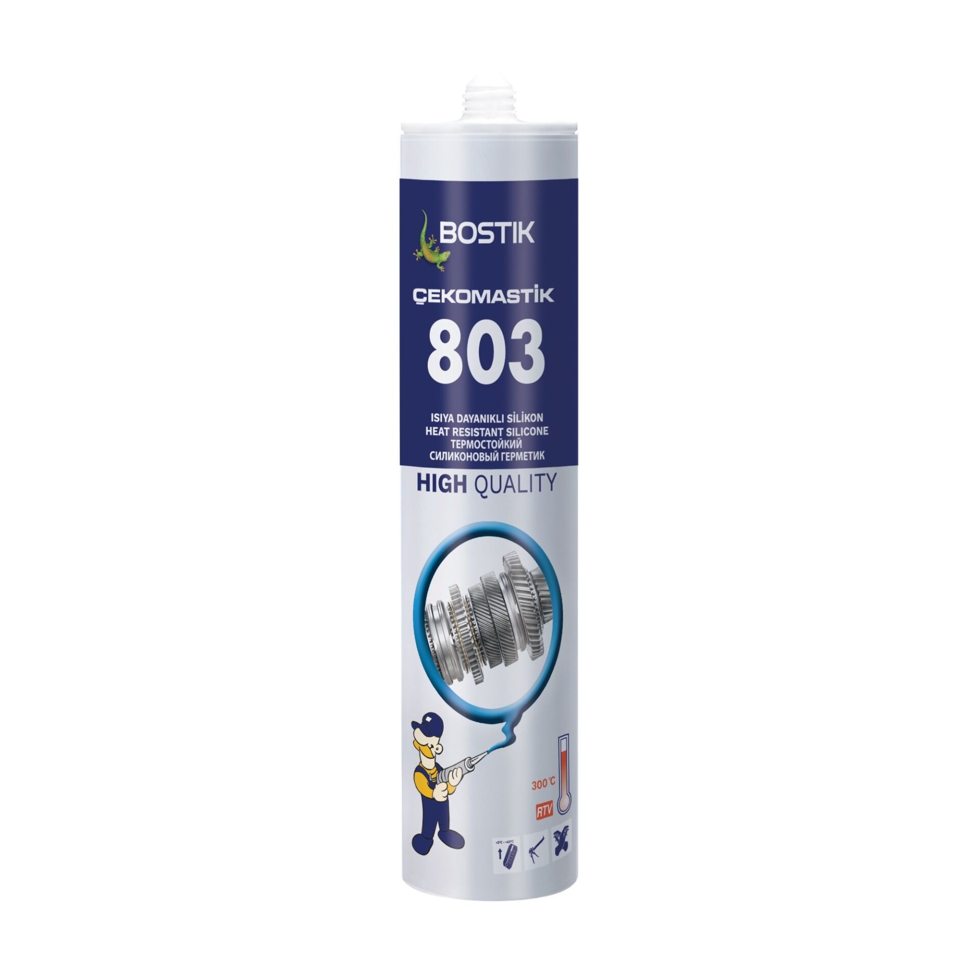 ÇEKO ISI SİLİKON KIRMIZI 310 ML (803)