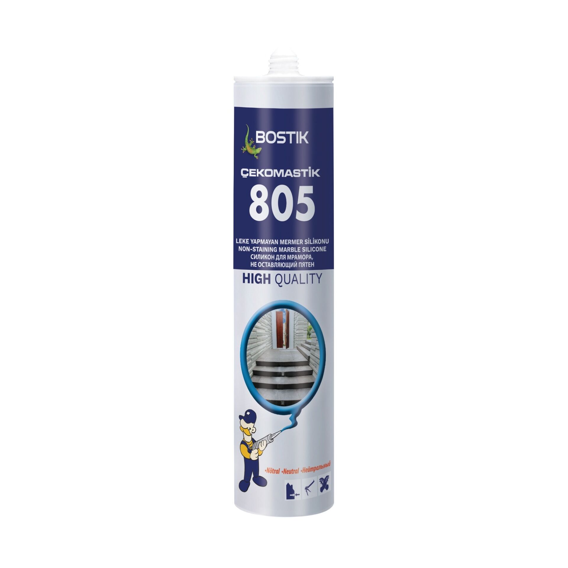 ÇEKO MERMER SİLİKON 310 ML ŞEFFAF (805)