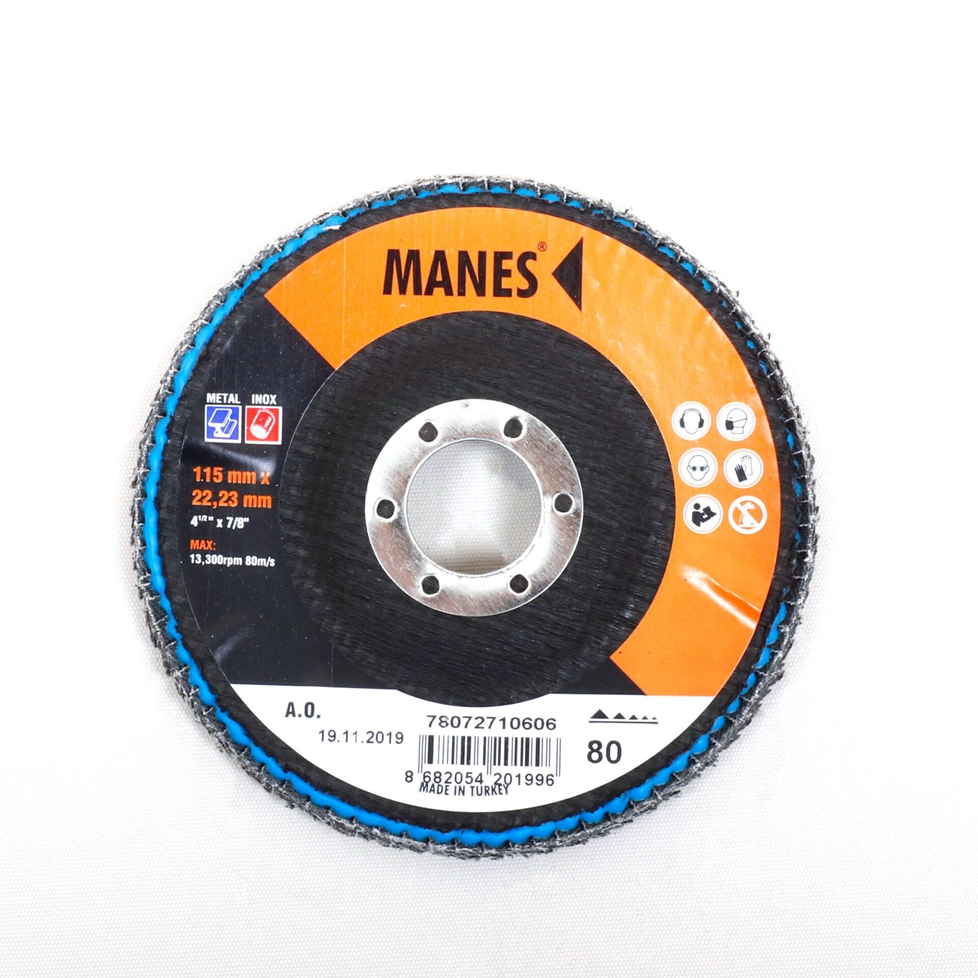MANES FLAP DİSK ZIMPARA A.O.115x22 P80