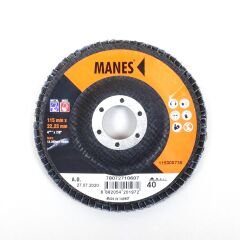 MANES FLAP DİSK ZIMPARA A.O.115x22 P40