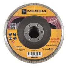 MEŞEM FLAP DİSK ZIMPARA A.O 115x22 P60 KOD:221