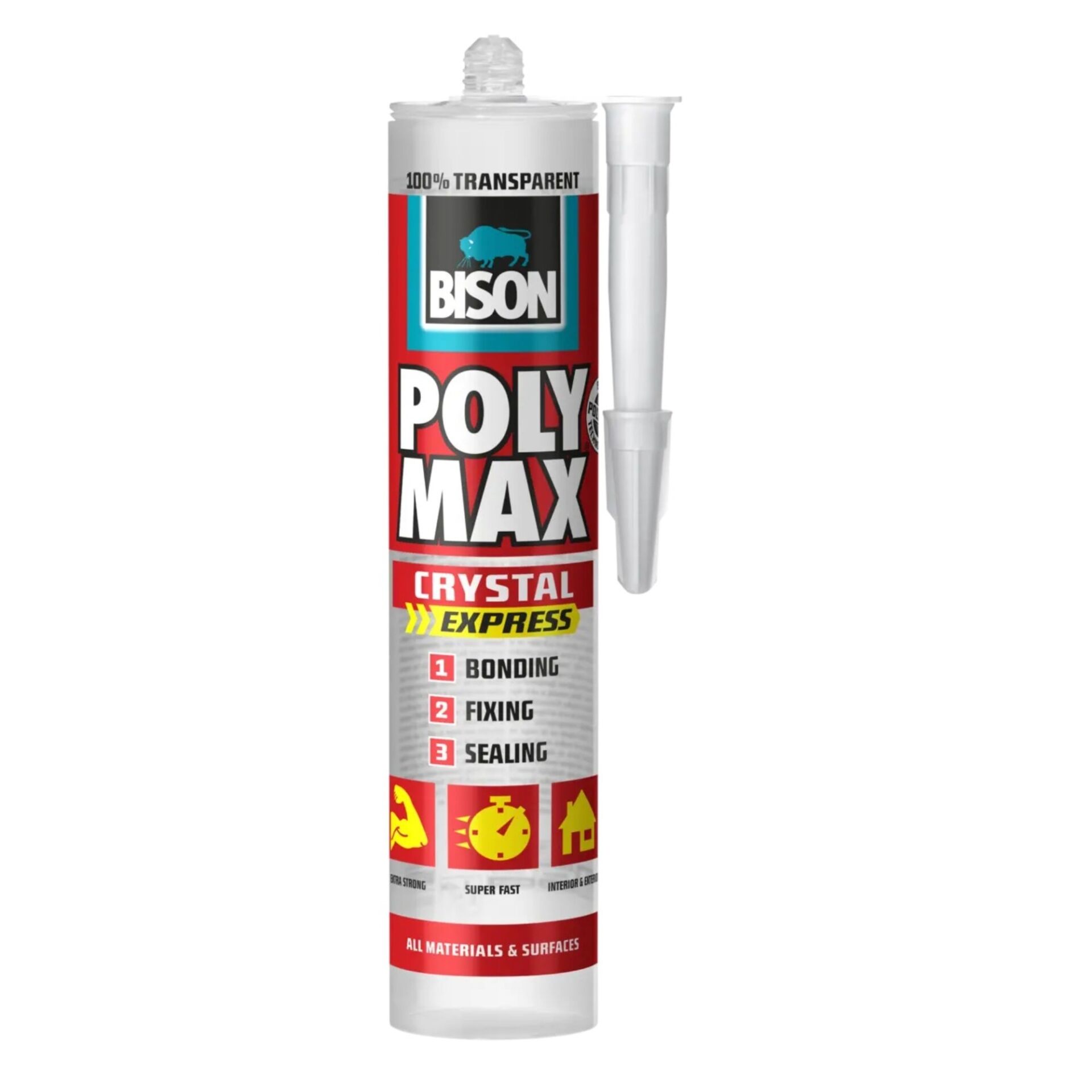 BİSON POLYMAX CRYSTAL MS-POLYMER ŞEFFAF 300 GR