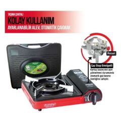 ORCAMP TEKLİ OCAK KÖŞELİ KIRMIZI (CK505)