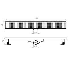 TEMA DUŞ KANALI 60 CM BAHN İZALASYONLU 93776