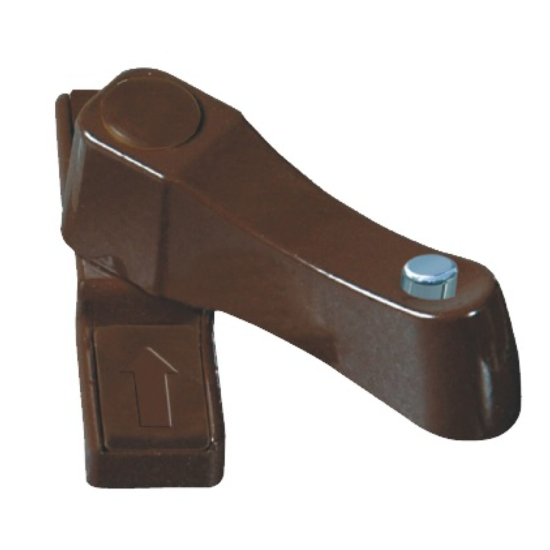 PVC ZAMAK GÜVENLİK MANDALI PİMLİ KAHVE