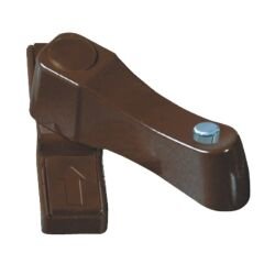 PVC ZAMAK GÜVENLİK MANDALI PİMLİ KAHVE