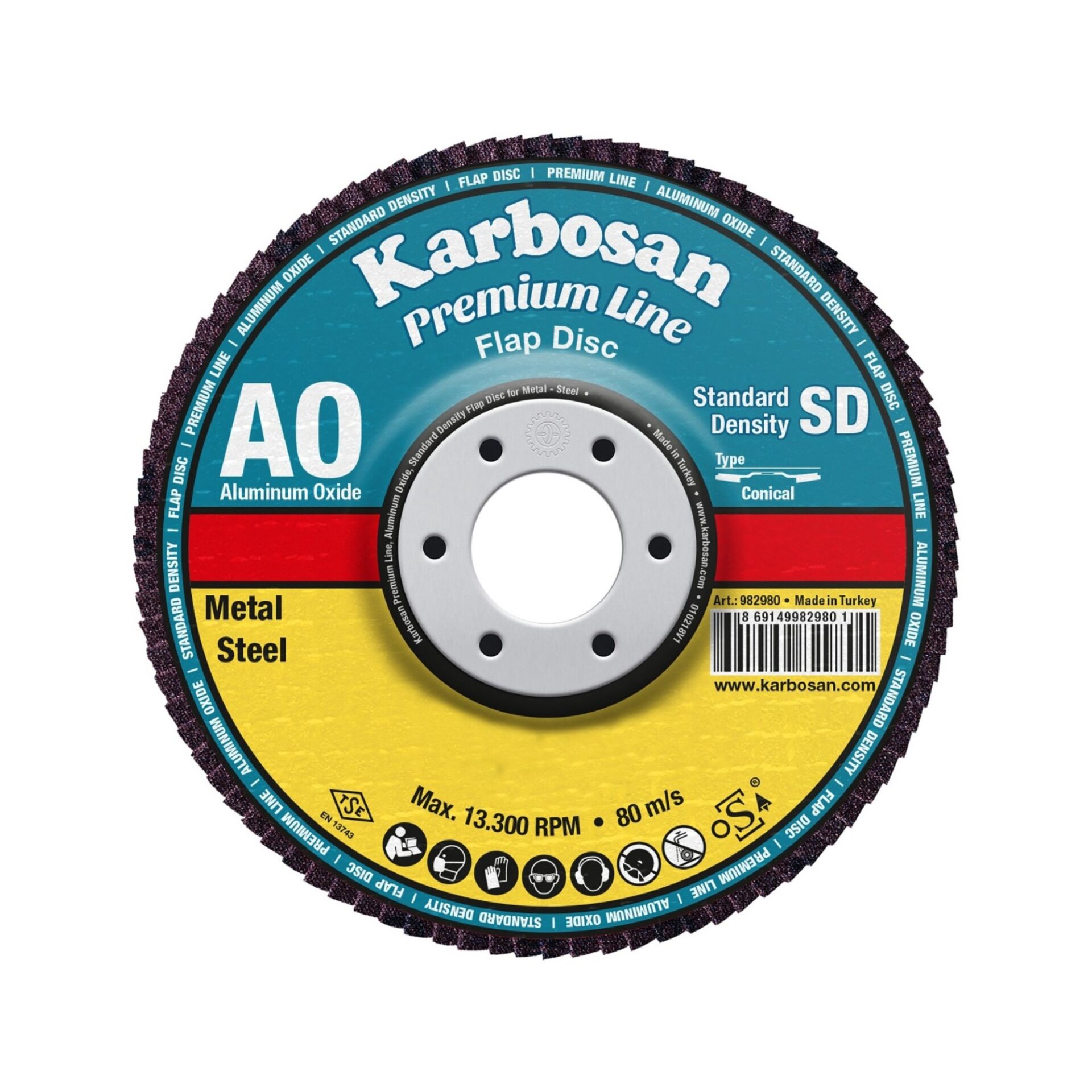 KARBOSAN FLAP AO KIRMIZI 115x22 80 KUM (982985)
