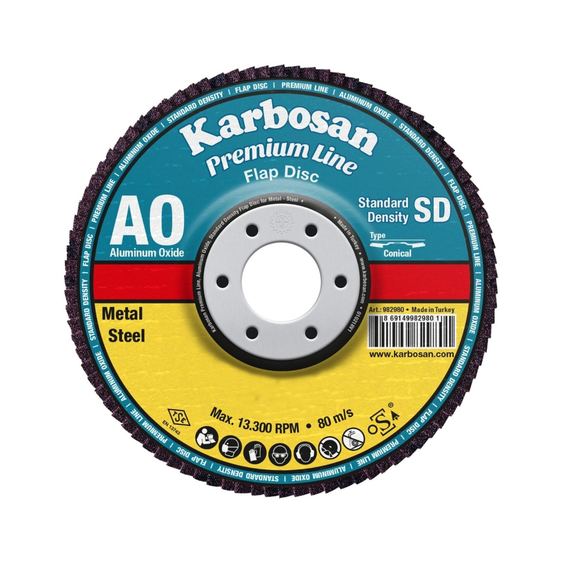 KARBOSAN FLAP AO KIRMIZI 180x22 60 KUM (983220)