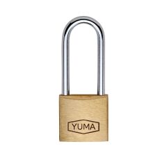 YUMA PİRİNÇ ASMA KİLİT UZUN 32 MM YM-2032L