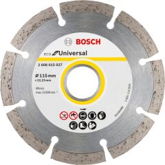 BOSCH SEGMENT ELMAS KESİCİ 115x2.0x22 2608615027