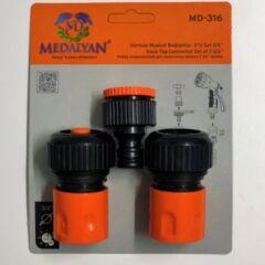 MEDALYAN HORTUM MUSLUK BAĞLANTISI 3LÜ 3/4'' MD-316