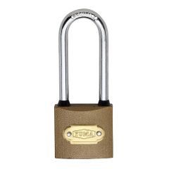 YUMA SARI KAPLAMA UZUN ASMA KİLİT 38 MM YM-1038BL