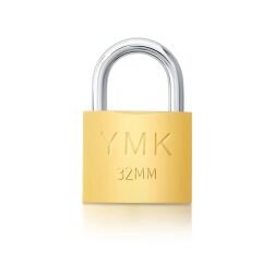 YMK ASMA KİLİT SARI KISA 32 MM YMK-1232B