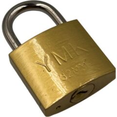 YMK ASMA KİLİT SARI KISA 32 MM YMK-1232B