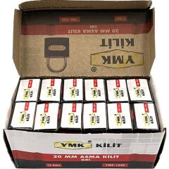 YMK ASMA KİLİT GRİ KISA 20 MM YMK-1220