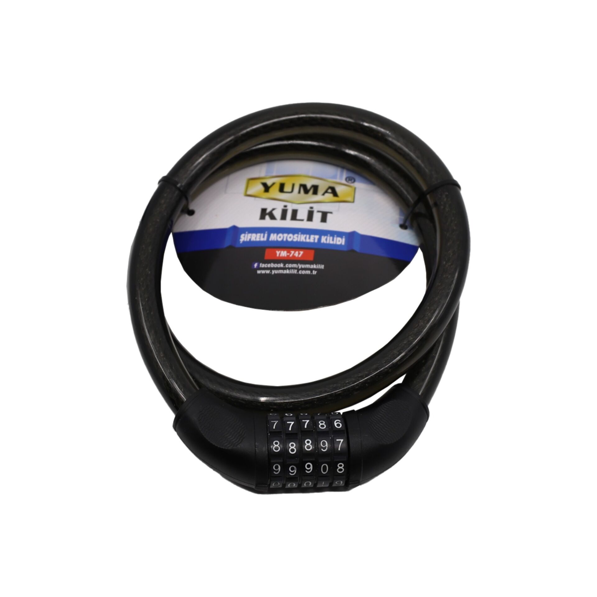 YUMA MOTORBİSİKLET KLD. ŞİFRELİ 20X120 CM YM-747