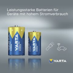 VARTA S.LİFE ÇİNKO BÜYÜK PİL 6342 (PK 2 Lİ) 608829