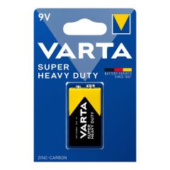 VARTA S.LİFE 9 V ÇİNKO PİL 6632 (PK 1 Lİ) 556649