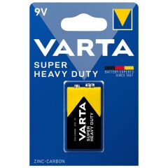VARTA S.LİFE 9 V ÇİNKO PİL 6632 (PK 1 Lİ) 556649