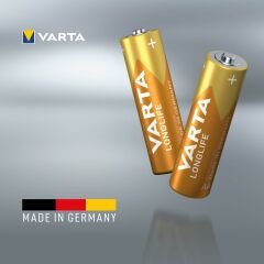 VARTA LONGLİFE ALK. İNCE PİL 5072 (PK 4 LÜ) 525089