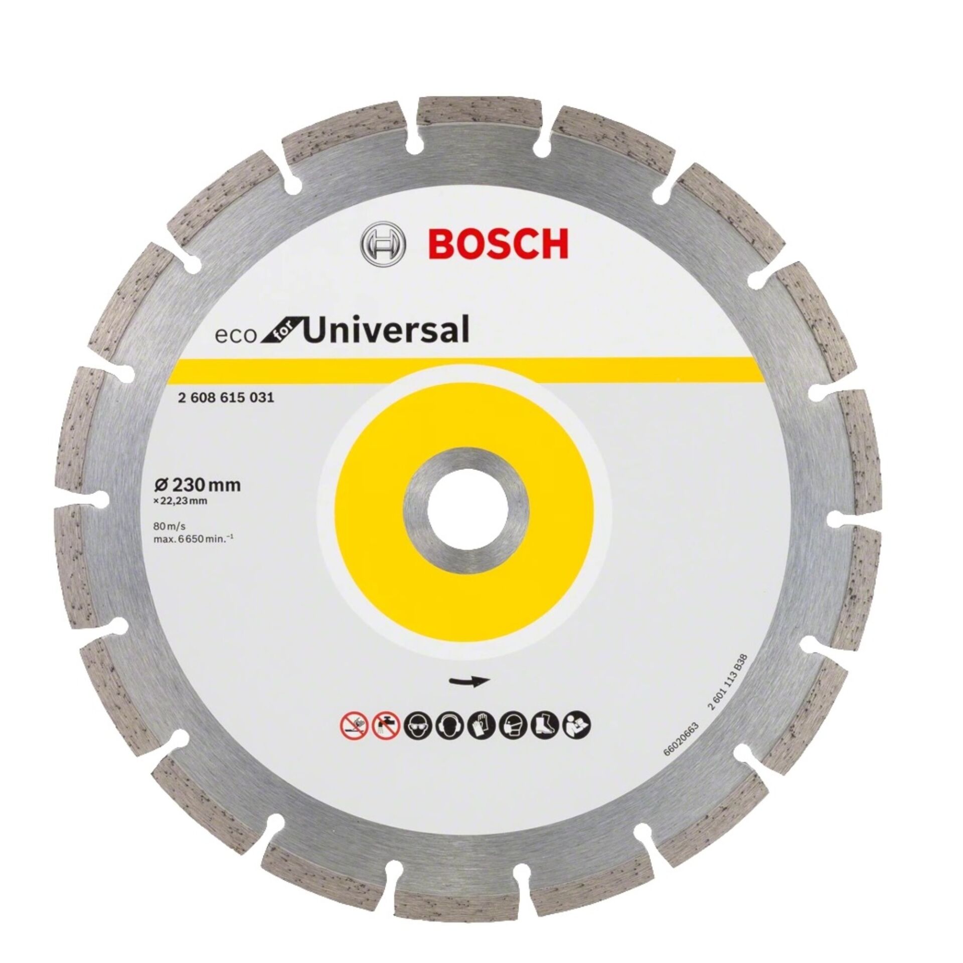 BOSCH SEGMENT ELMAS KESİCİ 230x2.6x22 2608615044