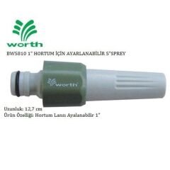 WORTH BW5810 1'' HORTUM İÇİN AYARLANABİLİR 5''SPREY