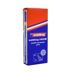 EDDİNG 149 M SİLGİLİ ASETAT KALEMİ MAVİ