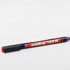 EDDİNG 149 M SİLGİLİ ASETAT KALEMİ KIRMIZI