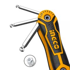 İNGCO HHK14082 YUVARLAK UÇLU ALLEN SETİ 6 LI