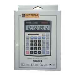 MEŞEM HESAP MAKİNESİ 12 HANE BÜYÜK BOY KOD:MSM20C