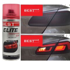 BEST ELİTE TRANSPARAN FAR BOYASI 200 ML KIRMIZI