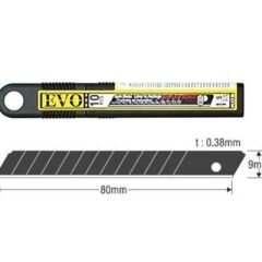 KDS MAKET BIÇAĞI YEDEĞİ 9 MM SİYAH KOD:SB-10B EVO