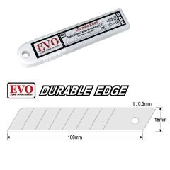 KDS MAKET BIÇAĞI YEDEĞİ 18 MM BEYAZ KOD:LB-10 EVO